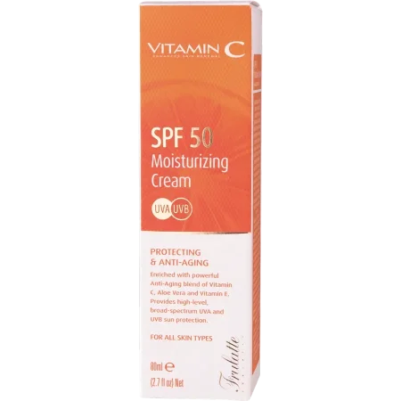 Frulatte Vitamin C SPF 50 Moisturizing Cream - كريم ترطيب بفيتامين C بعامل حماية SPF 50 من Frulatte