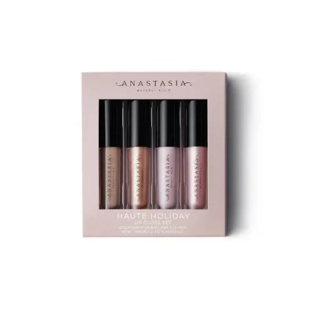 Anastasia Beverly Hills Haute Holiday Mini Lip Gloss Set-مجموعة ملمع الشفاه هوت هوليداي ميني من أنستازيا بيفرلي هيلز