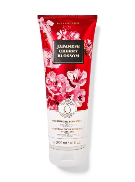  Bath and Body Japanese Cherry Blossom Moisturizing Body Wash-غسول مرطب للجسم من باث اند بودي