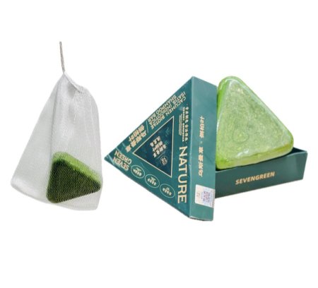 صابونة شامبو عشبة الوسمة لتقوية الشعر – نيتشر سفن جرين :  Seven Green Nature Isatis Indigotica Shampoo Bar