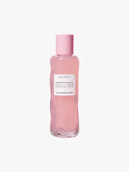 – تونر البطيخ  PHA & BHA لتقليص المسام – 150 مل :  Glow Recipe Watermelon Glow PHA BHA Pore Tight Toner – 150ml