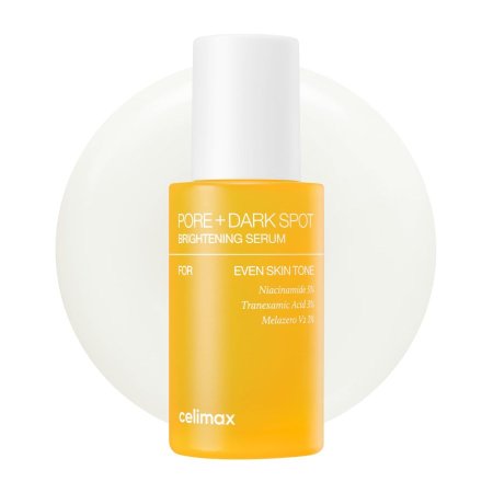 سيليمكس – سيروم تفتيح المسام والبقع الداكنة :  Celimax Pore + Dark Spot Brightening Serum
