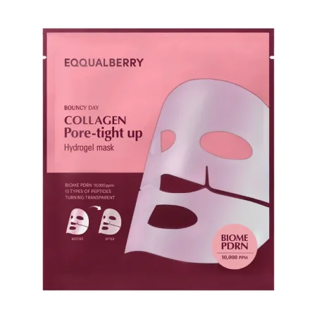 Equalberry Collagen Pore-Tight Up Hydrogel Mask (Biome PDRN 10,000 ppm) ماسك الكولاجين لشد المسام