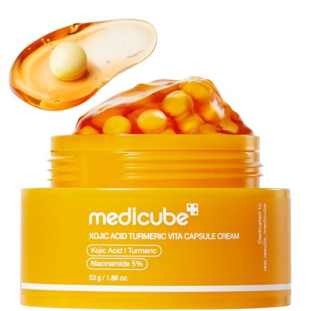 Medicube Kojic Acid Turmeric TXA Capsule Cream كريم ميديكيوب لتفتيح التصبغات والبقع الداكنة