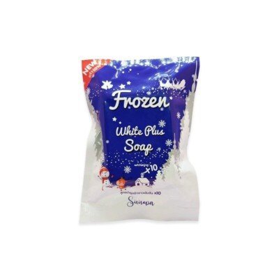 Frozen White Plus Soap X10 صابونة تفتيح الوجه والجسم