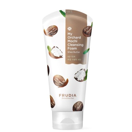 رغوة تنظيف الوجه Frudia My Orchard Mochi Cleansing Foam بزبدة الشيا.