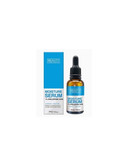 Beauty Formulas Moisture Serum 1% Hyaluronic Acid - سيروم الترطيب بحمض الهيالورونيك بنسبة 1% من بيوتي فورميول