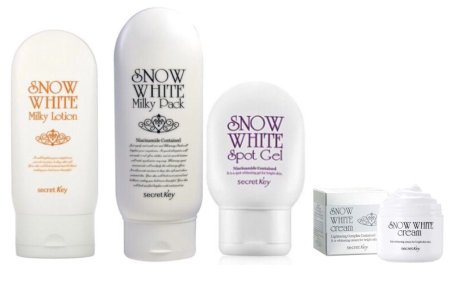 بكج التفتيح الشامل للوجه والجسم من secret key snow white
