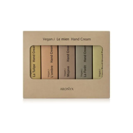 مجموعة كريمات اليدين النباتية Aronxy Vegan Hand Cream Set – 5 قطع