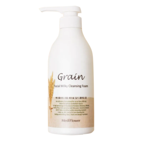 ميدي فلاور غسول رغوي حليبي للوجه – 500 مل MEDI FLOWER FACIAL MILKY CLEANSING FOAM 500 ML