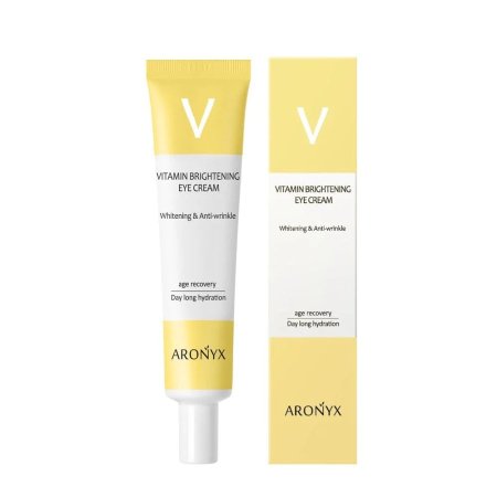 أرونيكس كريم العين بفيتامين للتفتيح والإشراقة – 40 مل ARONYX VITAMIN BRIGHTENING EYE CREAM 40 ML