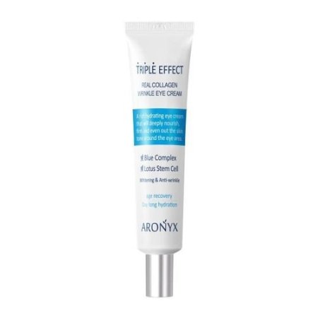 أرونيكس كريم العين ثلاثي التأثير بالكولاجين لمكافحة التجاعيد – 40 مل ARONYX TRIPLE EFFECT REAL COLLAGEN WRINKLE EYE CREAM 40 ML