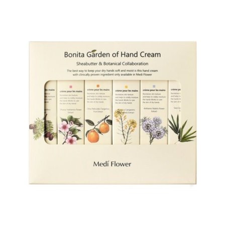 مجموعة كريمات اليدين Medi Flower Bonita Garden Hand Cream Set – 6 قطع