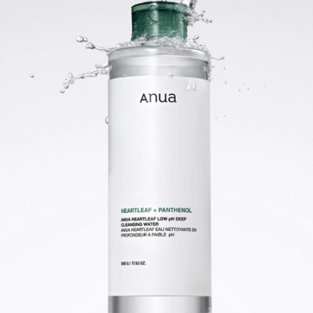 ماء تنظيف عميق منخفض الحموضة بهارتليف – Anua Heartleaf Low pH Deep Cleansing Water