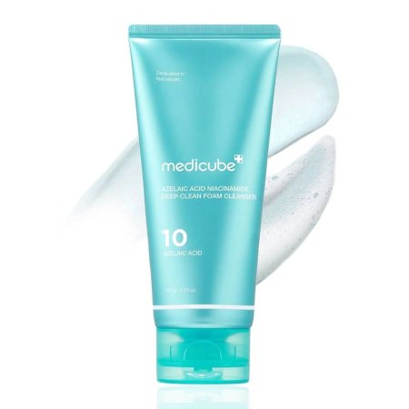 غسول التنظيف العميق بحمض الأزيليك والنياسيناميد من medicube : Medicube Azelaic Acid Niacinamide Deep Clean Foam Cleanser