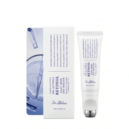 رولر العين ريتينول لإزالة التجاعيد والانتفاخ د. ألثيا – 25 مل  Dr. Althea Retinol Flat Iron Eye Roller – 25ml