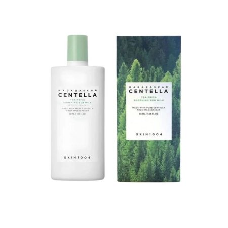 واقي الشمس المهدئ تي تريكا من سكين1004 – SPF50+ PA++++  SKIN1004 Madagascar Centella Tea-Trica Soothing Sun Milk