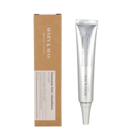 MARY & MAY TRANEXAMIC ACID + GLUTATHION EYE CREAM - 30ML | ماري اند ماي كريم العين بحمض الترانيكساميك + الجلوتاثيون - 30 مل