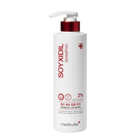 شامبو سوكسيديل المكثف لتقوية الشعر والعناية بفروة الرأس من ميديكيوب  :  Medicube Soyxidil Shampoo