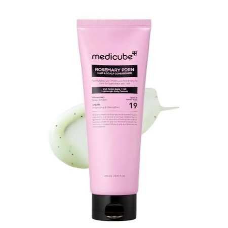 بلسم إكليل الجبل وPDRN للعناية بالشعر وفروة الرأس من ميديكيوب – 250 مل  :  Medicube Rosemary PDRN Hair & Scalp Conditioner 250ml