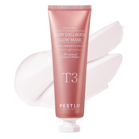 ماسك بيبي كولاجين جلو لإشراقة البشرة ومرونتها من بيستلو  :  Pestlo T3 Baby Collagen Glow Mask