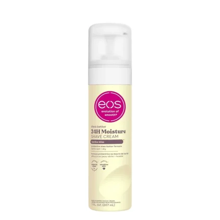 إيوس كريم الحلاقة المرطب للنساء بزبدة الشيا :  eos Shea Better Women’s Shave Cream – Vanilla Bliss 207ml