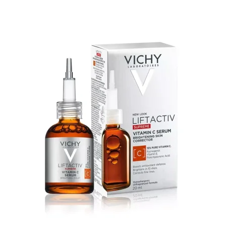 سيروم فيتامين C المضاد للتجاعيد والمُعزز للإشراقة من فيشي   :  Vichy LiftActiv Supreme Vitamin C Serum