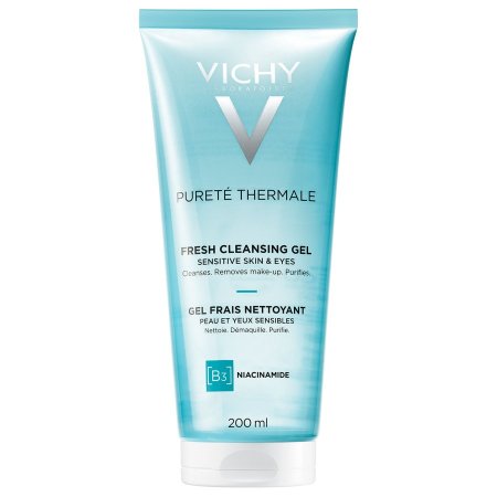 غسول فيشي بيوريتيه ثيرمال المنعش لتنظيف البشرة – 200 مل  :  Vichy Pureté Thermale Fresh Cleansing Gel – 200ml