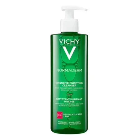غسول فيشي نورماديرم المنقي المكثف للبشرة الدهنية والمعرضة للشوائب  :  Vichy Normaderm Intensive Purifying Cleanser