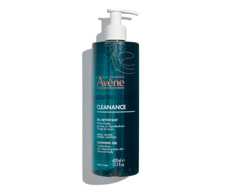 أفين  جل منظف للبشرة الدهنية والمعرضة للحبوب – 400 مل   :  Avène Cleanance Cleansing Gel – 400ml