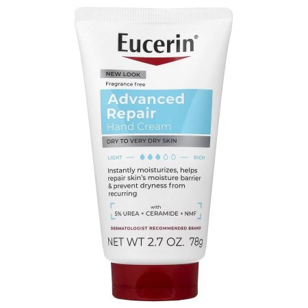 يوسيرين كريم اليدين للبشرة الجافة إلى شديدة الجفاف  :  Eucerin Advanced Repair Hand Cream
