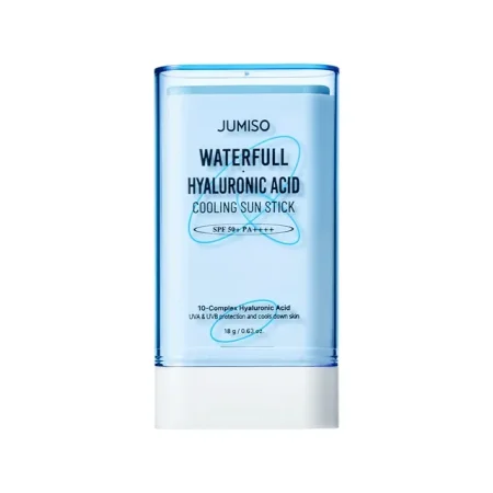 واقي الشمس جوميسو المرطبة بالهيالورونيك بتبريد وحماية عالية SPF50+ PA++++  :  Jumiso Waterfull Hyaluronic Acid Cooling Sun Stick SPF50+ PA++++