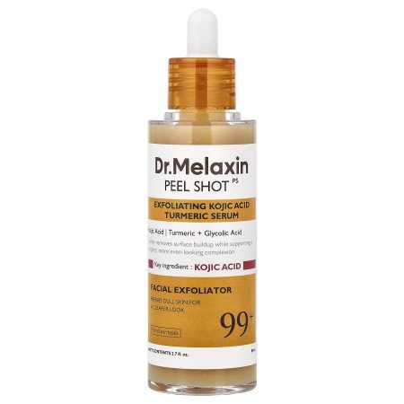 د. ميلاكسين بيل شوت سيروم الكوجيك أسيد والكركم المقشر والمفتح للبشرة  :  Dr. Melaxin Peel Shot PS Exfoliating Kojic Acid Turmeric Serum