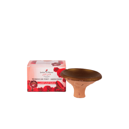 مطلية العكر الفاسي جاردن أوليان – صبغة طبيعية للشفاه والخدود :  Jardin d’Oléane Moroccan Aker Fassi Lip & Cheek Tint