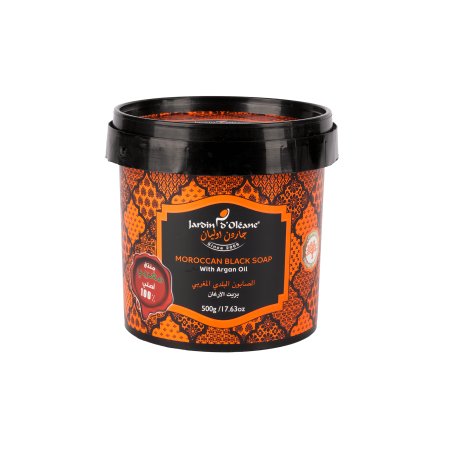 الصابون البلدي المغربي جاردن أوليان – 500 جم :  Jardin d’Oléane Moroccan Black Soap – 500g