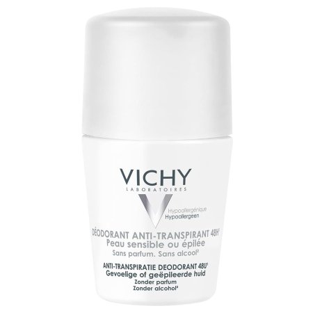Vichy 48H Anti-Perspirant Roll-On for Sensitive Skin – 50ml