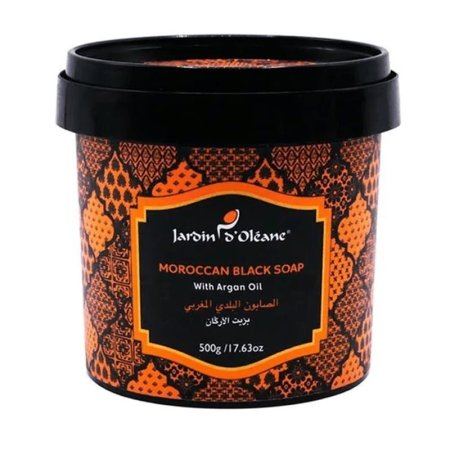 الصابون البلدي المغربي جاردن أوليان – 500 جم :  Jardin d’Oléane Moroccan Black Soap – 500g