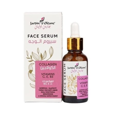 Jardin d’Oléane Collagen 6% Face Serum with Vitamins C, E & B3 – 30ml