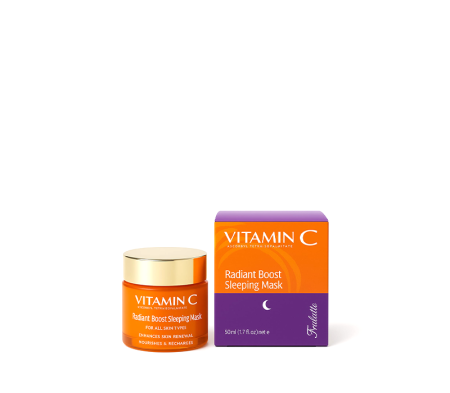 ماسك ليلي معزز بالإشراقة بفيتامين c -Vitamin C Radiant Boost Sleeping Mask – Frulatte