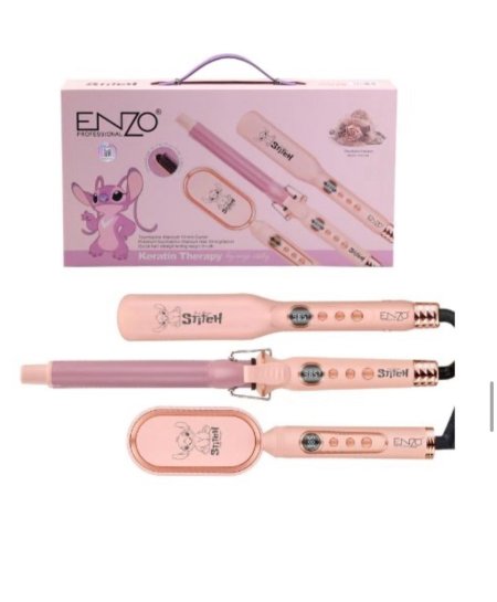 Stitch x ENZO Professional Keratin Therapy Hair Styling Set -طقم تصفيف الشعر الاحترافي ستتش  إنزو