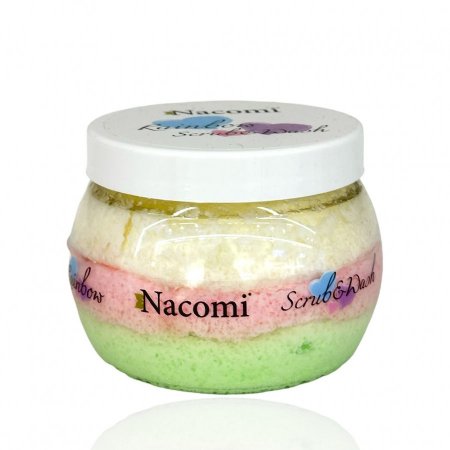 NACOMI Scrub&Wash Rainbow watermelon 200ml مقشر مع جل للاستحمام للجسم برائحة البطيخ