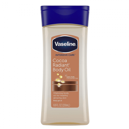 جل زيتي بالكاكاو لإشراقة الجسم من فازلين 200مل- Vaseline Intensive Care Cocoa Radiant Body Gel Oil –200 ml