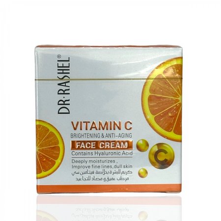 Dr. Rashel Vitamin C Brightening & Anti-Aging Face Cream - كريم الوجه بفيتامين سي  من دكتور راشيل