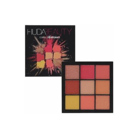 Coral Obsessions Eyeshadow Palette by Huda Beauty 9 Colors-باليت الايشدو من هدى بيوتي