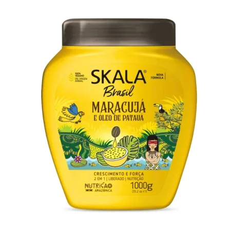 سكاﻻ برازيل ماراكوجا وزيت باتوا – 1000غ : Skala Brasil Maracuja & Patauá Oil Hair Mask – 1000g
