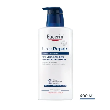 لوشن يوسيرين يوريا ريبير المكثف لترطيب البشرة الجافة والخشنة – 10% يوريا : Eucerin UreaRepair PLUS 10% Urea Intensive Moisturising Lotion