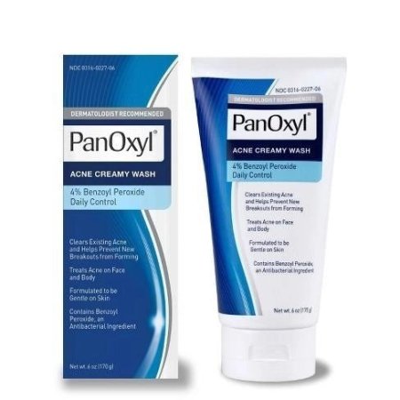 PANOXYL ACNE CREAMY FACE WASH 4% BENZOYL PEROXIDE - 170G | بانوكسيل غسول لعلاج حب الشباب 4% بينزويل بيروكسايد - 170 غرام