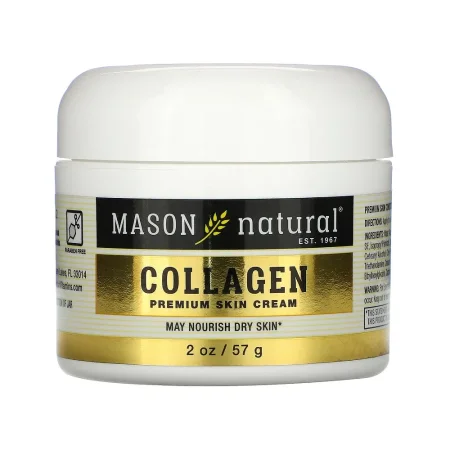 كريم كولاجين ميزون ناتشورال الأمريكي- 57g  Mason Natural Collagen Premium Skin Cream Hydrates & Condition Skin 57g