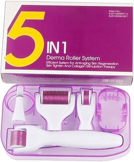 ديرما رول 5 في 1-5 in 1 Derma Roller System