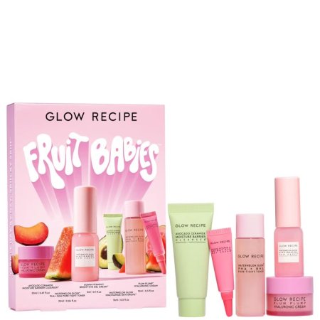 Glow Recipe – Fruit Babies Skincare Kit : مجموعة جلو ريسبي فروت بيبيز للعناية وترطيب البشرة